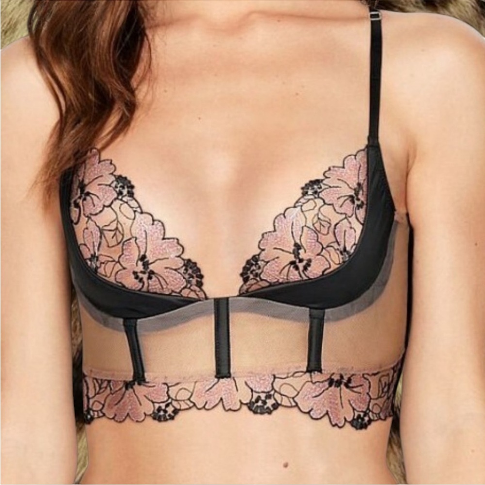 V.S. Black&Pink Floral Corset